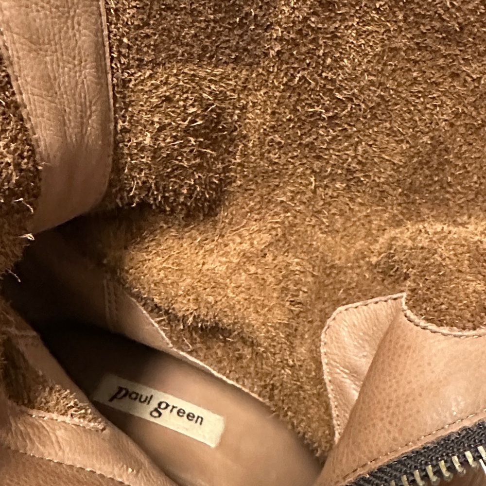 PAUL GREEN NEWBURRY SUEDE WEDGE BOOTS, VERY COMFORTABLE. U.S WOMEN SIZE : 7 - Picture 9 of 11